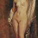 Standing Female Nude, study for the central figure of 'The Tepidarium'